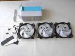 upHere 120mm PCケースファン PWM冷却ファン 4ピン ３個セット