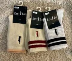 EAST BOY ソックス 3色セット 19-24cm