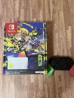 【一部未使用】NintendoSwitch 有機ELスプラ3エディションおまけ付