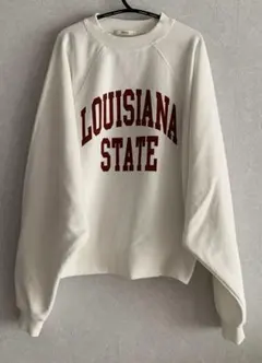 チャオパニック　トレーナー　スエット　白