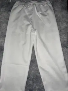 ホワイトカジュアルパンツ ポリエステル製