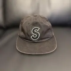 Supreme Sロゴ ブラックキャップ