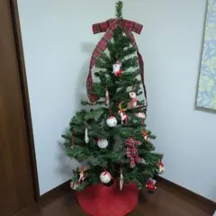 クリスマスツリー 約1.5メートル LEDライト付きのサムネイル