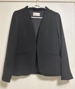 any SiS ブラック テーラードジャケット