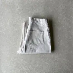 anchor blue WIDE LEG ホワイトデニムパン　W33 古着