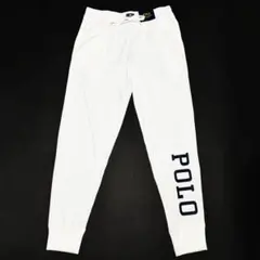 POLO ホワイト ジョガーパンツ