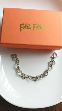 Folli Follie ハート型ブレスレットシルバー925