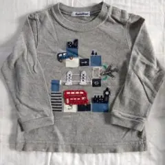 familiar グレー 長袖カットソー 90cm