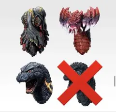 一番くじ ゴジラ 怪獣乱舞 E賞　モンスターヘッドマグネット　セミコンプ