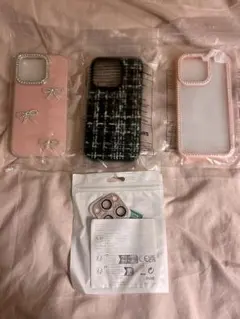 iPhone14pro スマホケース カメラレンズケース SHEIN セット