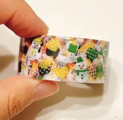 マスキングテープ　スノーマン