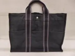 HERMES エルメス フールトゥトートMM トートバッグ ブラック D8-Bのサムネイル