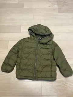 カーキ　中綿コート 110サイズ