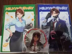 銀河特急ミルキー☆サブウェイ オンラインくじ 缶バッジ、ブロマイド