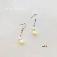 スワロフスキー パール ♡ パステルイエロー