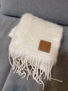 【美品】ロエベ　アナグラム　モヘア　マフラー