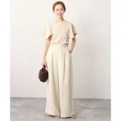 SLOBE IENA イエナ フレアスリーブニット ナチュラル 新品 タグ付きのサムネイル
