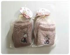 ★最終値下げ・定価2860円・新品★ムーミン　リトルミー　巾着入吸湿発熱ソックス