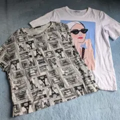 ZARA／ 半袖Tシャツ 2点セット