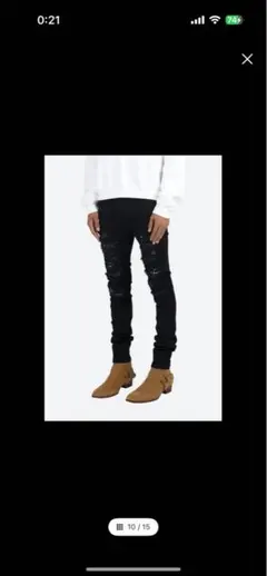 ミニマルペイズリーデニム　32