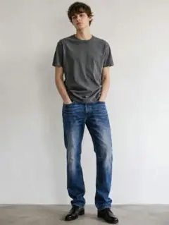 Levi's ダメージ加工ブルーデニムパンツのサムネイル