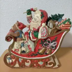 クリスマス サンタクロース 置き物 オシャレ インテリア ベア　かわいい熊　クマのサムネイル