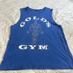 GOLD'S GYM リンガータンクトップ L ネイビー 横川尚隆 ゴールドジム