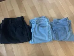 デニム　パンツ　3点セット