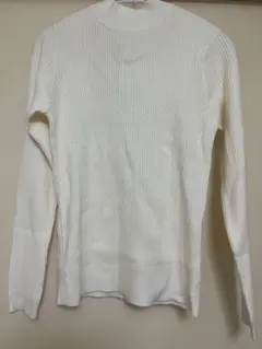 CINEMA CLUB リブ編みハイネックセーター