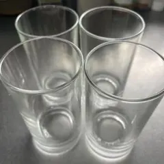 ガラス製コップ 4個セット