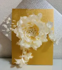 髪飾り　白　花　和装　洋装　成人式　卒業式
