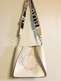 中古ステラマッカートニーロゴバッグ