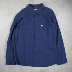 モンベル mont-bell KAMICO 長袖シャツ チェック柄 ネイビーXL