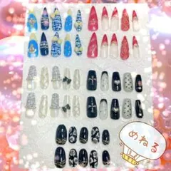 【まとめ売り】ネイルチップ5セット 多種多様