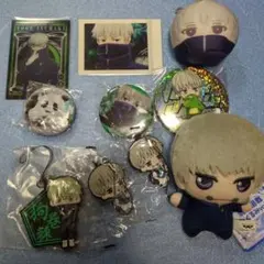 呪術廻戦 狗巻棘 ちびぐるみ おまんじゅうマスコット 缶バッジ ラバスト