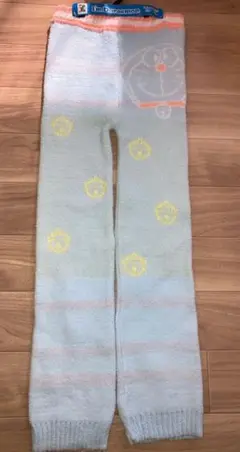 【未使用】50th ドラえもん　モコモコスパッツ　防寒　冷え対策　可愛い　M-L