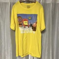 Nickelodeon スポンジボブ Tシャツ イエロー Lサイズ