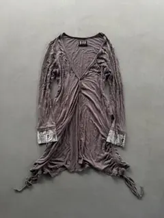 H.Naoto Gothic Ruched Long Cardiganのサムネイル