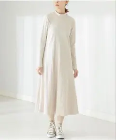 【試着のみ】B:MING by BEAMSリブ モックネックワンピース