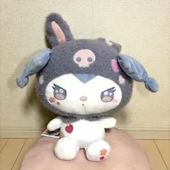［非売品］サンリオ ゆるかわ LLぬいぐるみ“クロミ”Patch Rabbits