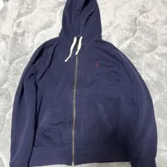 Polo Ralph Lauren ネイビー パーカー y2k 00s polo ralph lauren ネイビー ジップパーカー y2k - メルカリ