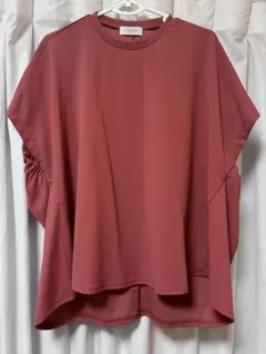 新品 オペークドットクリップ リラクシードルマンスリーブトップス