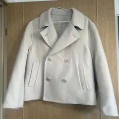UNIQLO ダブルフェイスショートコート L ナチュラル　新品