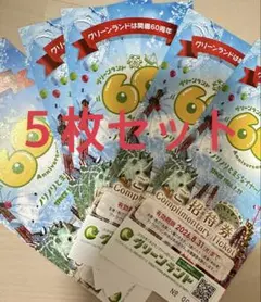 グリーンランド 遊園地 ご招待券 5枚セットのサムネイル