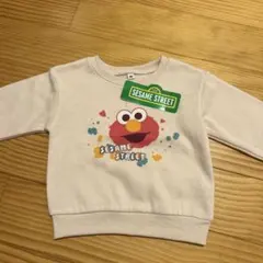 新品未使用 タグ付き セサミストリート エルモ トレーナー 80cm