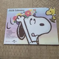 2026年 スヌーピー 壁掛けカレンダー