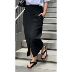 Deuxieme Classe 【CINOH/チノ】 SLIT スカートブラックのサムネイル