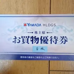 ヤマダ電機 　株主優待券 8枚　4000円分