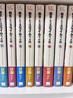 転生したらスライムだった件 小説　1-8巻セット 転スラ