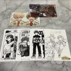 ヒロアカ ポストカード 緑谷出久 爆豪勝己